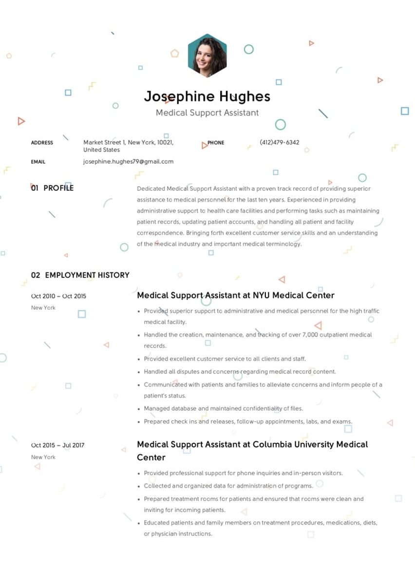 Vankuver resume template
